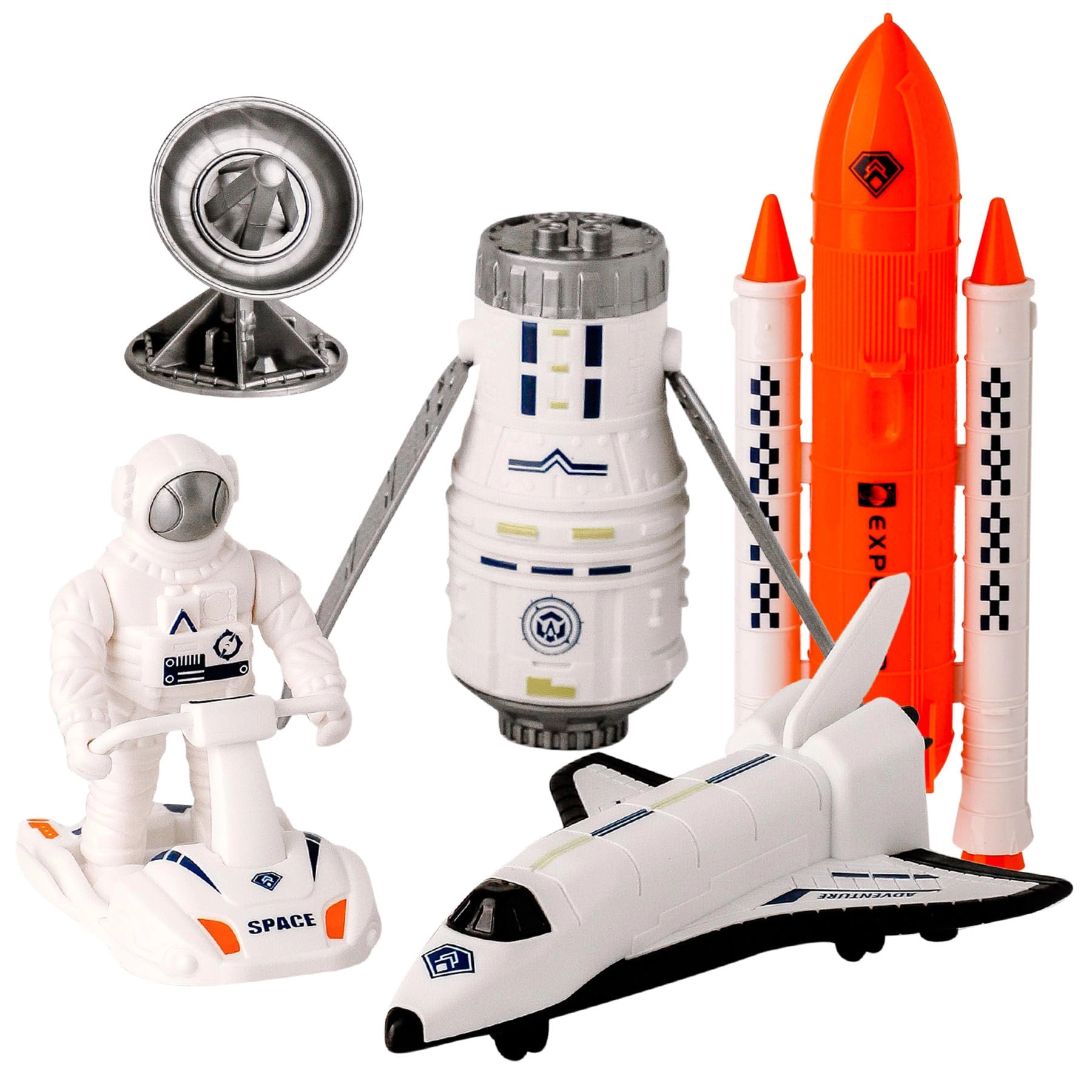 wbzle Space Exploration Shuttle - 6 pieces Space