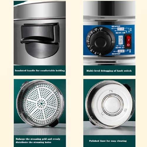 Electric Food Steamer - 3L*3 layers