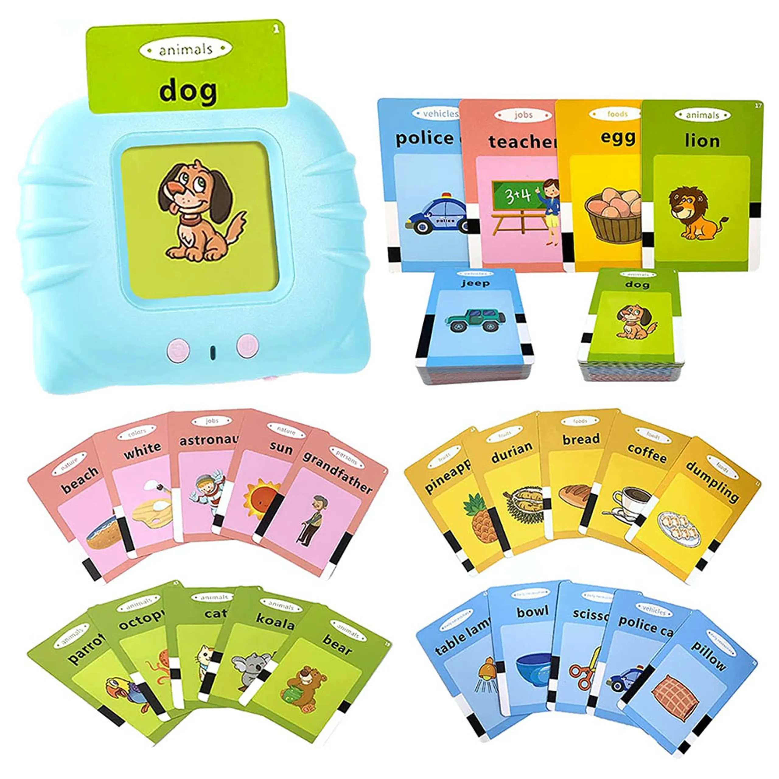 Talking Flash Cards - Suitable for 2 years and above