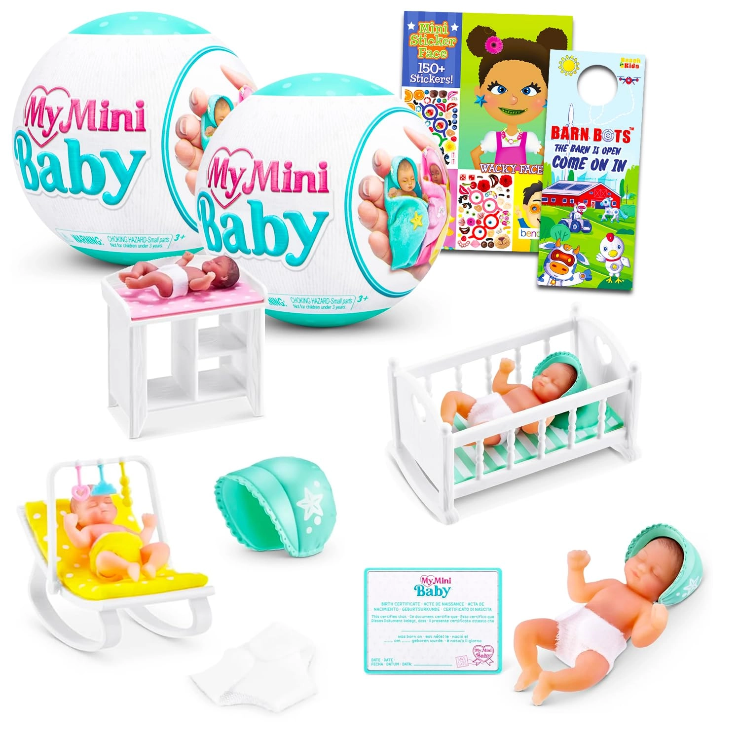 ZURU My Mini Baby - Over 3 Years of Age 2.0 Count Bundle