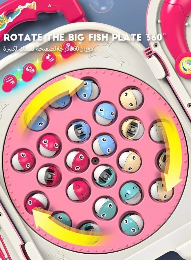 Magnetic Fishing Game - Rotating Board 2 in 1