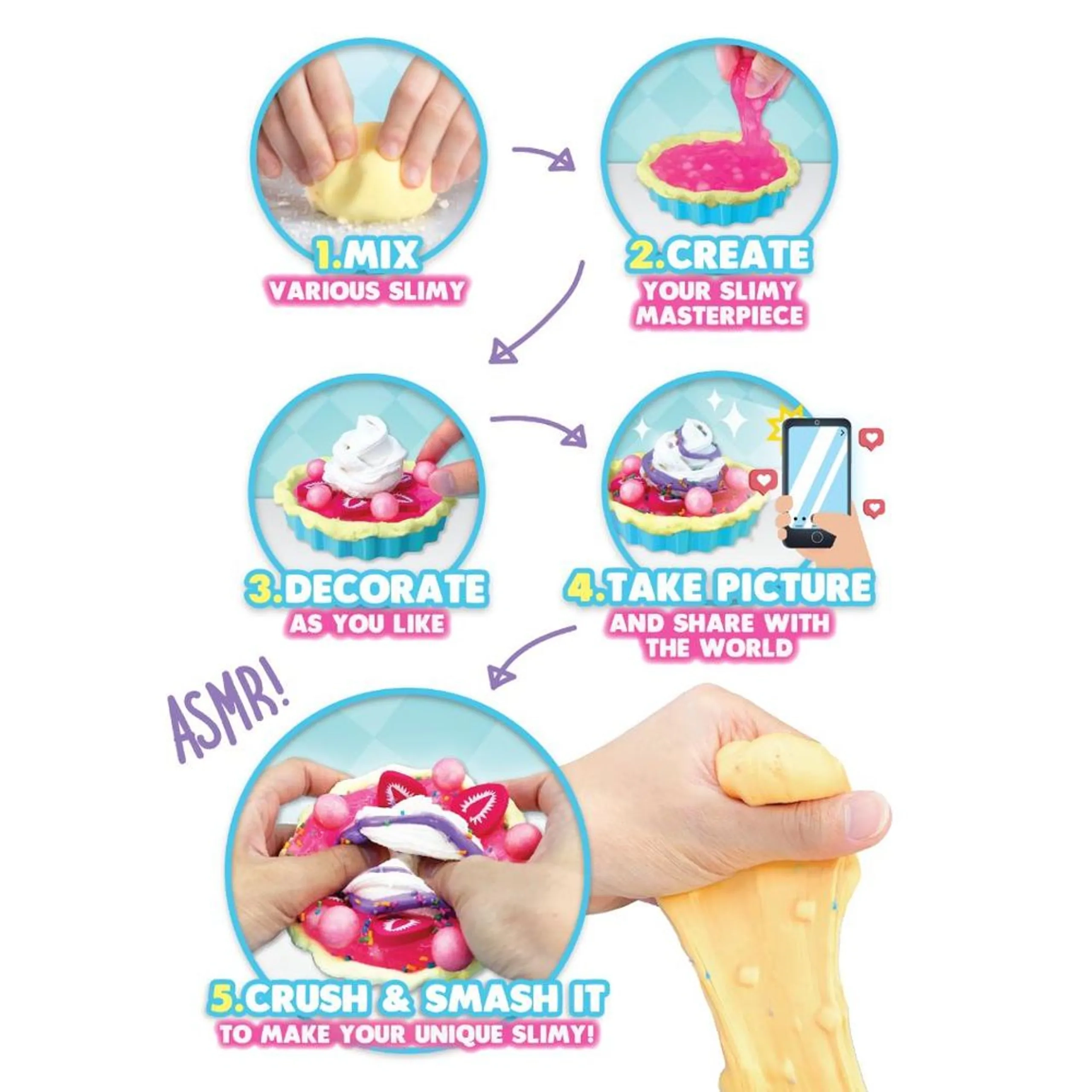 Sugary Crush DIY ASMR Bakery Series 1 Jellie Pie Maker Set - 7+ years