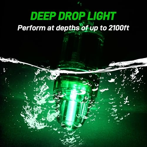 Fishing Light - Green Waterproof 2,100 ft