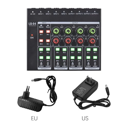 4-Channel o Mixer - Portable Black