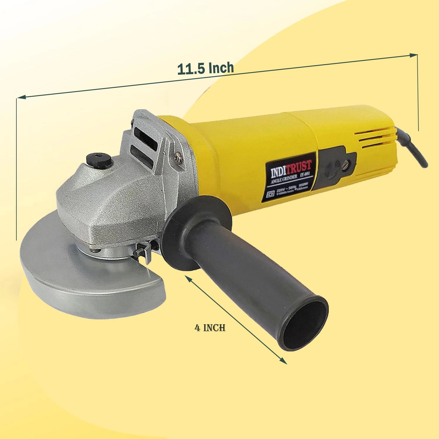 801 angle grinder - 950W 10pc Wheel set