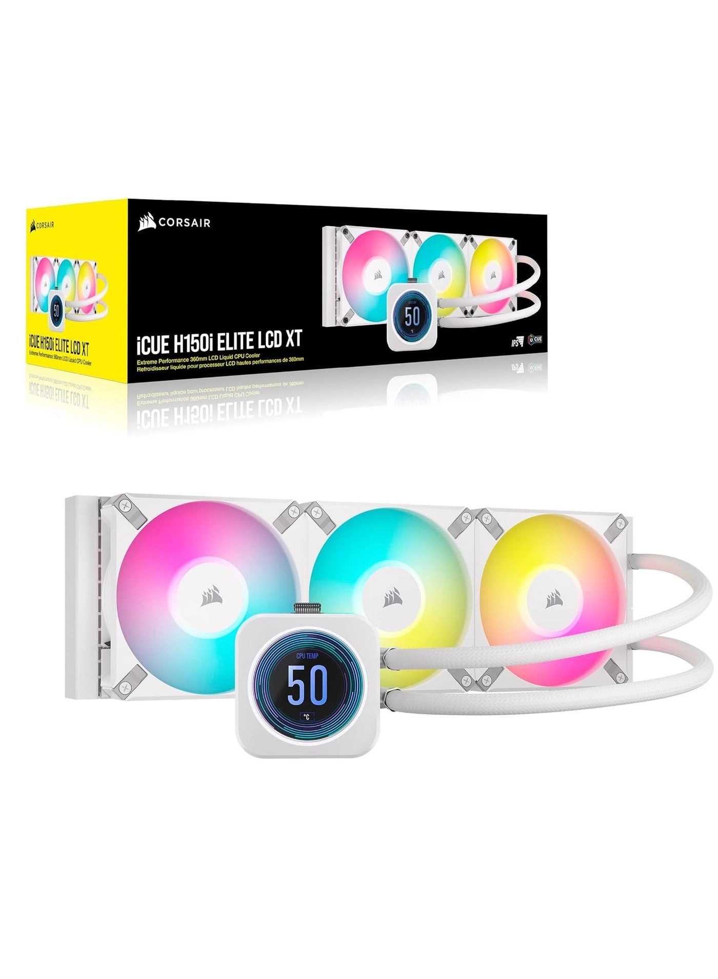 iCUE H150i Elite LCD XT - Three AF120