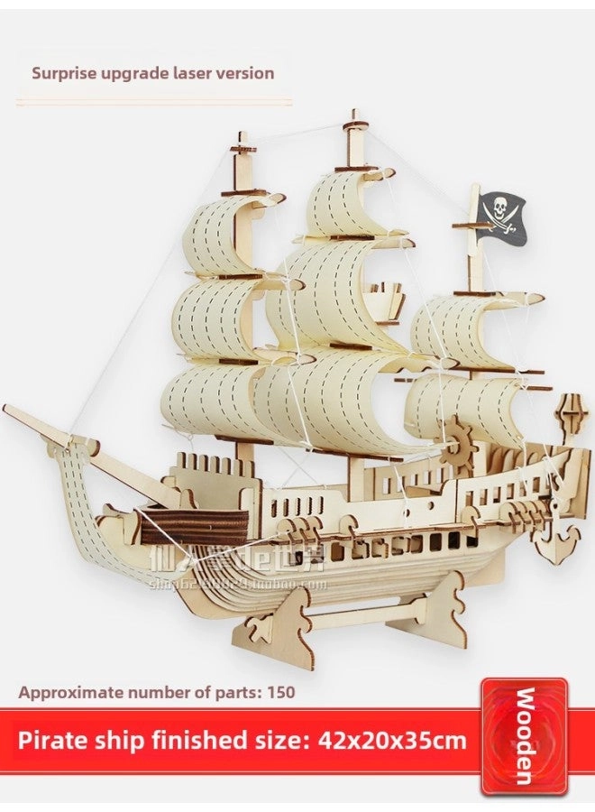 Generic Wooden Sailing Ship Model