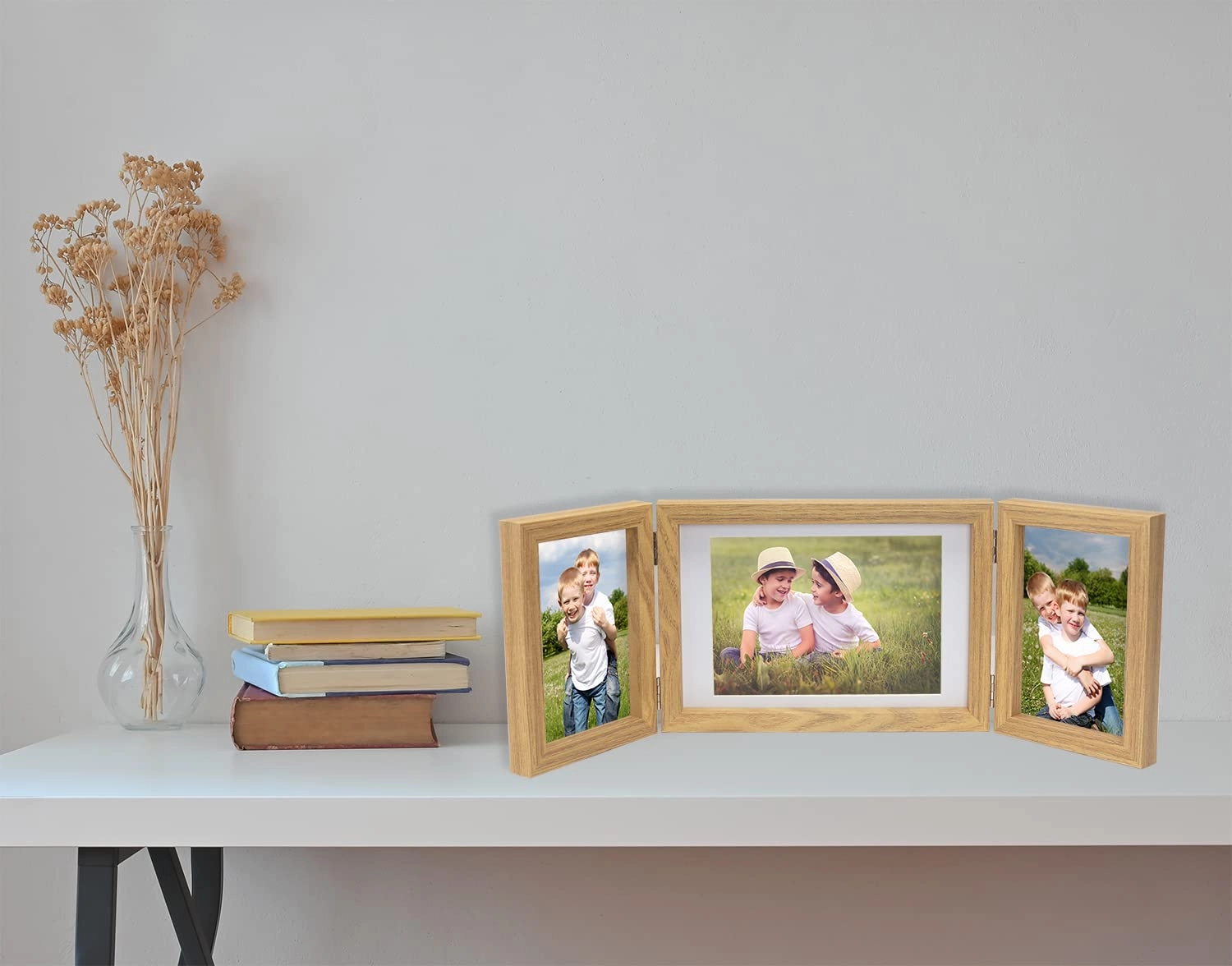 Triple Multi Photo Frame - 2-4x6''+5x7'' 3