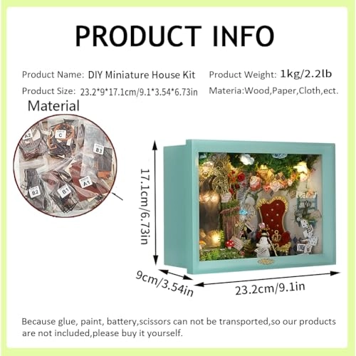 3D Wooden Puzzle Bookshelf Insert - Library of Books 1:24