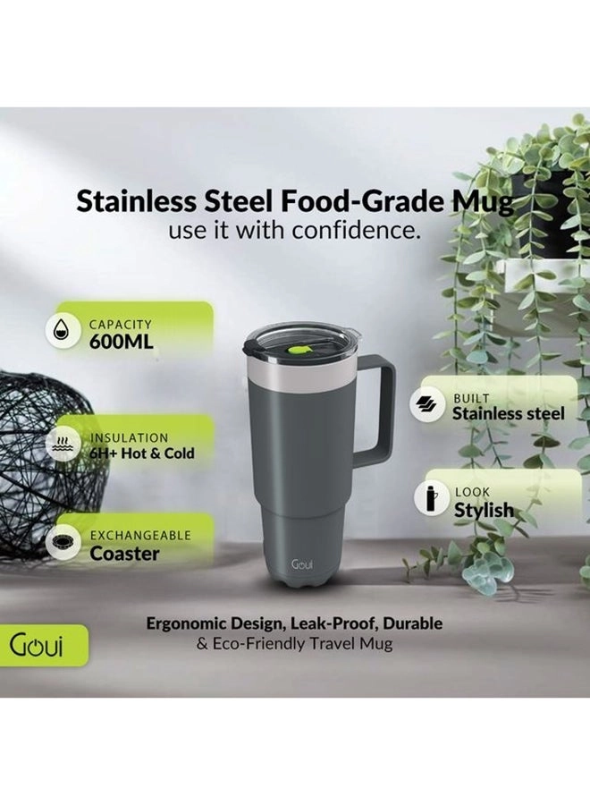 Stainless Steel Travel Mug - 600ml