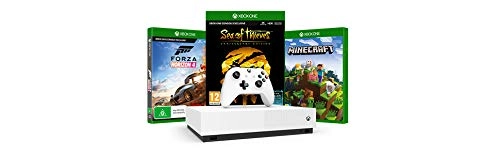 Xbox One S All Digital Edition + Minecraft + Sea of Thieves + Forza Horizon 3 + Extra Controller