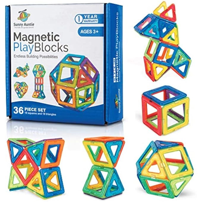 Generic MAGNETIC BUILDING BLOCKS - 36 pcs