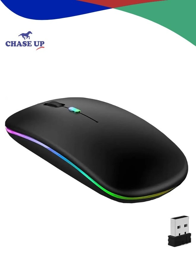 Dual Mode Wireless Mouse - Bluetooth 5.1 + 2.4GHz Wireless