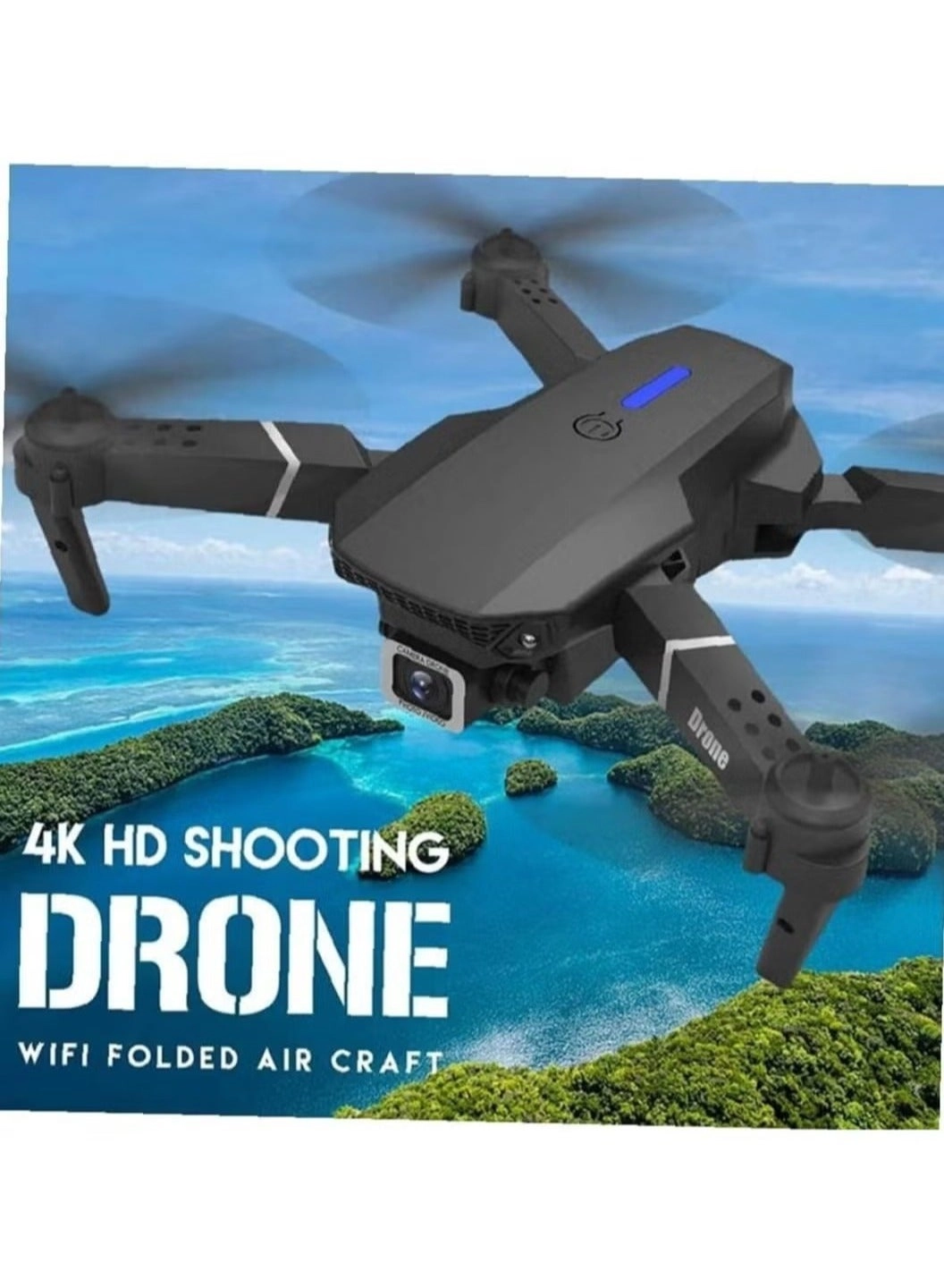 K3/E88 4K 15min Foldable 2 Cameras