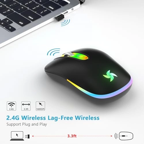 Rechargeable Wireless Mouse - Bluetooth