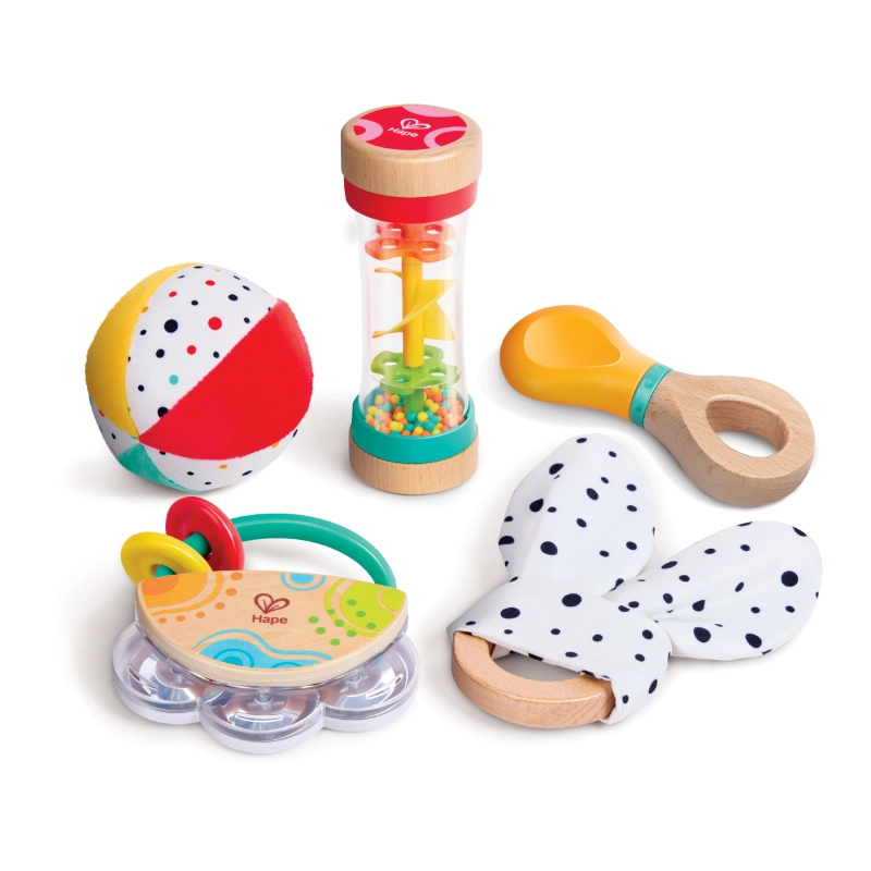 Hape 5-In-1 Baby Sensory Set - Suitable for 0 to 18 Months