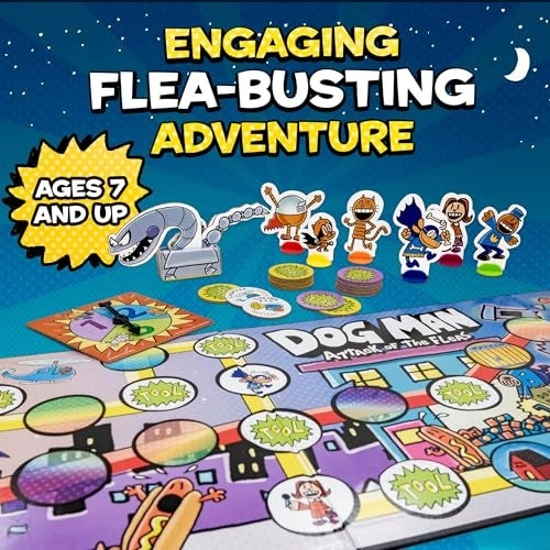 Dog Man Attack of the Fleas