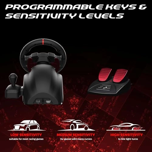 Superdrive 220 RS5 Racing Wheel & Pedals - PS5/PC