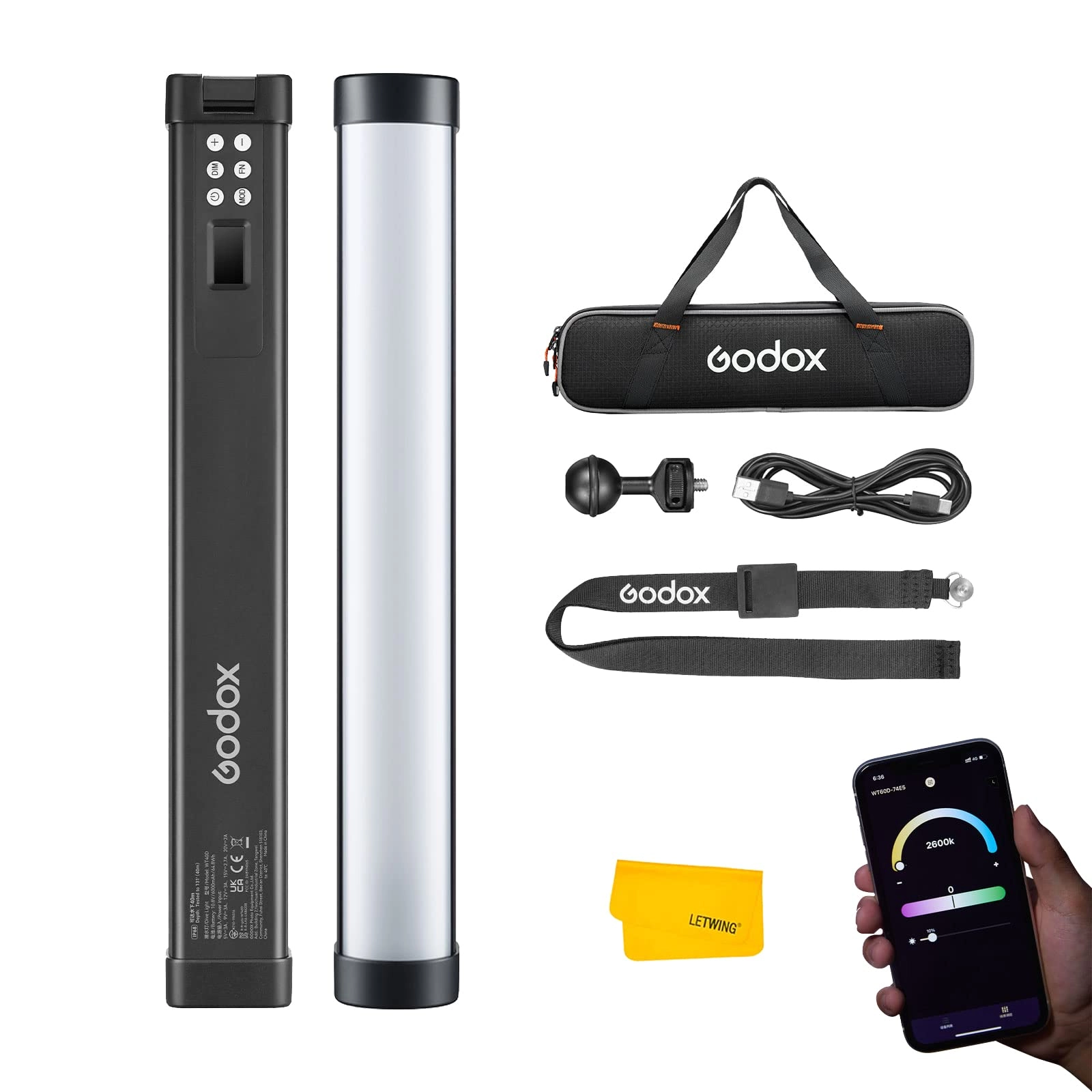 Godox WT40D - IP68 CRI/TLCI 96+