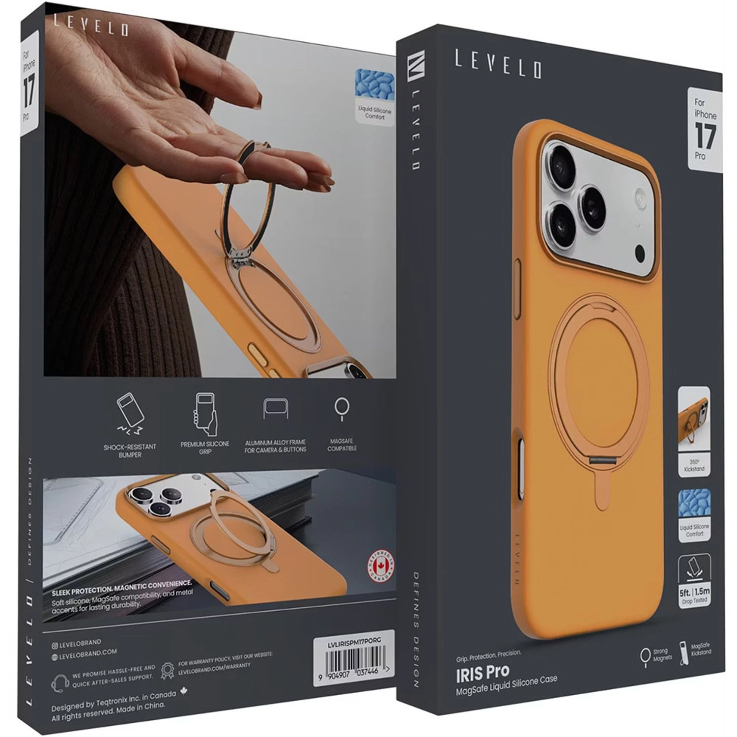 Iris Pro Silicone Case with MagSafe for iPhone 17 Pro