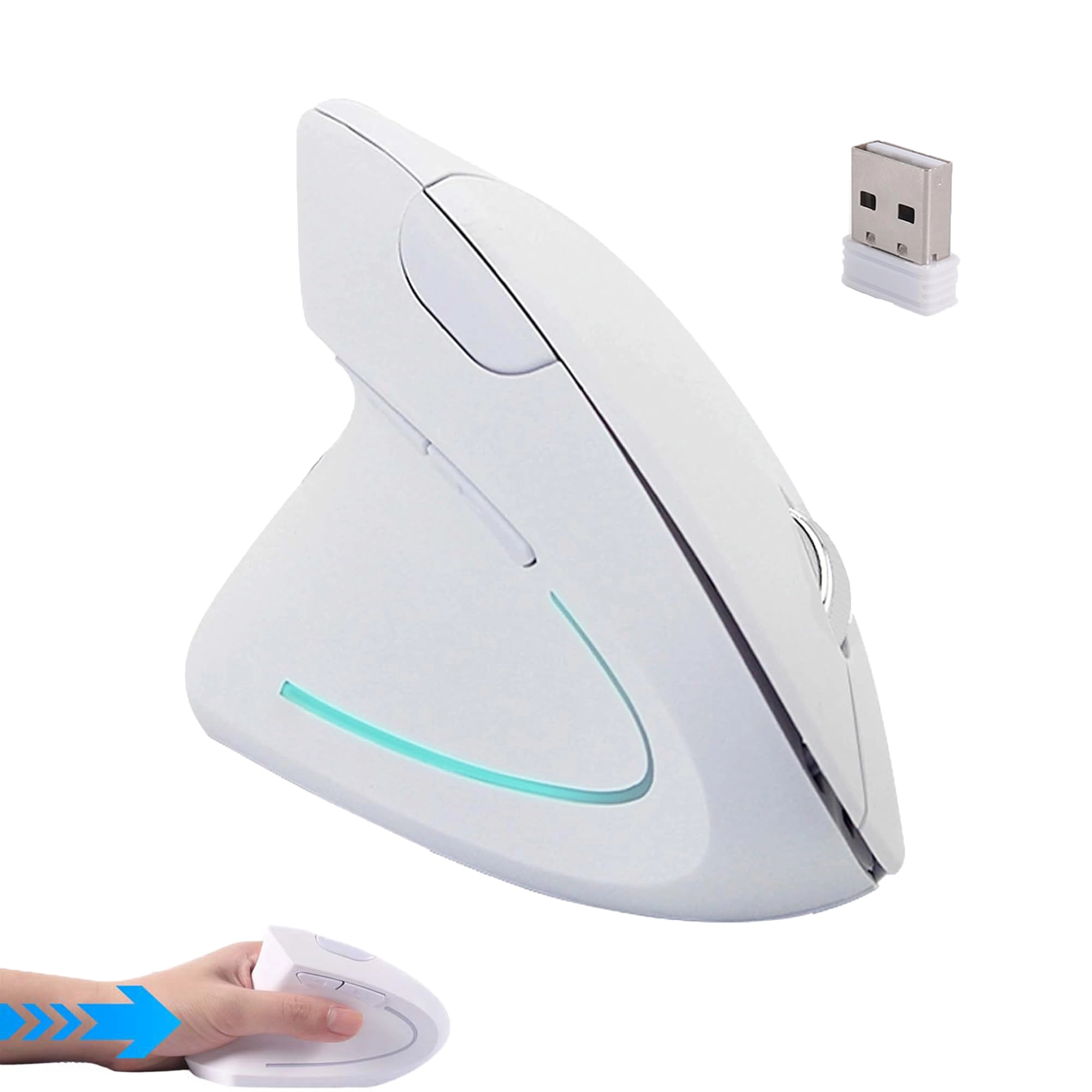KeautFair Ergonomic Wireless Vertical Mouse - USB
