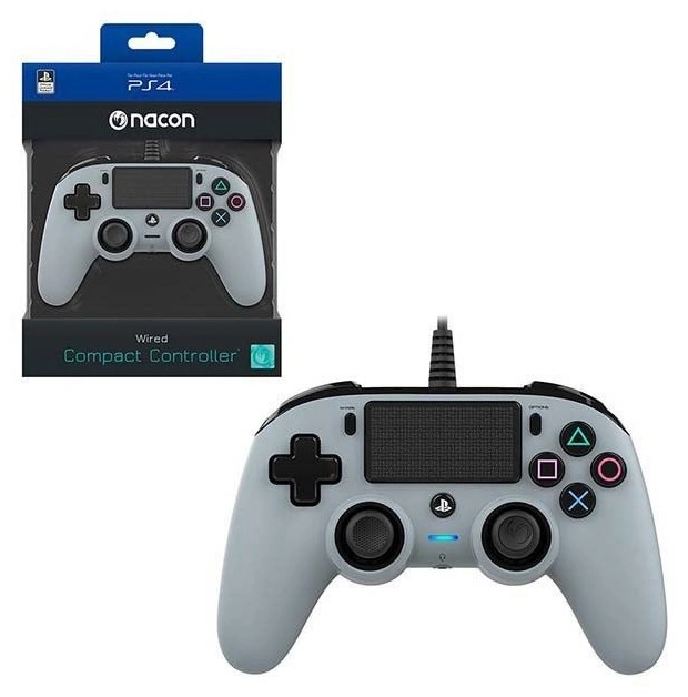 NACON PlayStation 4 Wired Compact Controller Grey