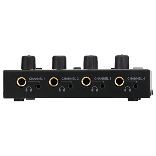 Headset Amplifier - 4 Channels Portable UK Plug