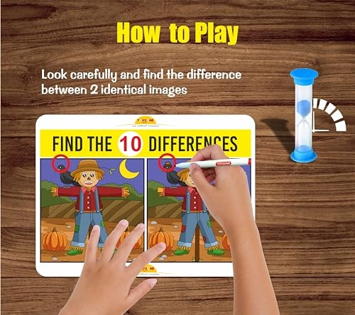 Spot The Differences - 36 months - 3 years 10 pieces