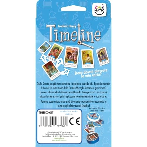 Timeline: Historical Events - Card Game (Italian)
