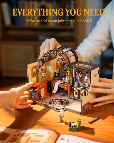 The Magic Study - DIY Miniature House Kit LED Lights