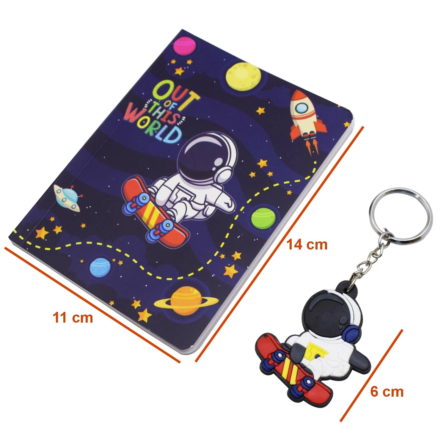 Diary - 48 Pages + Keychain - Silicone