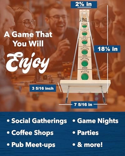 Wooden Shoot the Moon Game - Kid 2 pieces