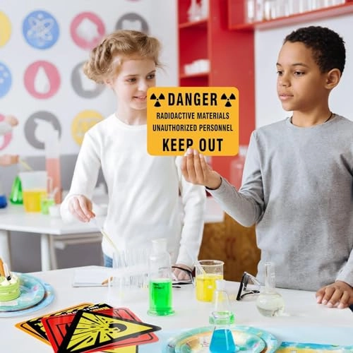 Science Signs - 9 PCS Birthday