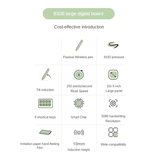 Drawing Tablet - 254x153mm 8192