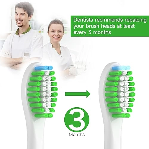 Senstive Replacement Brushes - 8 piece(s) White