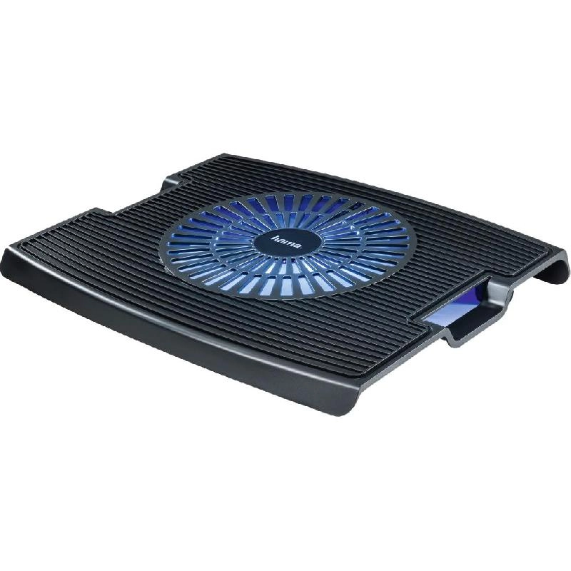 Black Metal Laptop Cooler - 2 Fans 15.6 Inch
