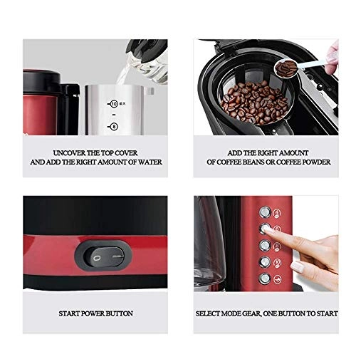 FNXSEO - Fully Automatic Grinder Constant Temperature Heating Visible Water Tank