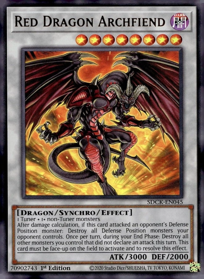 Red Dragon Archfiend SDCK-EN045