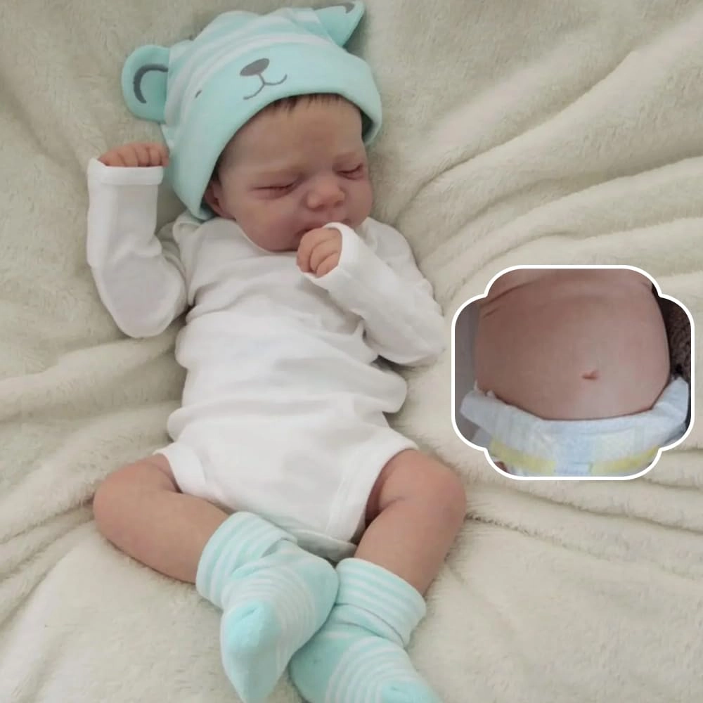 Pascale Reborn Baby Doll - 18 inch Vinyl sleeping Ages 3+