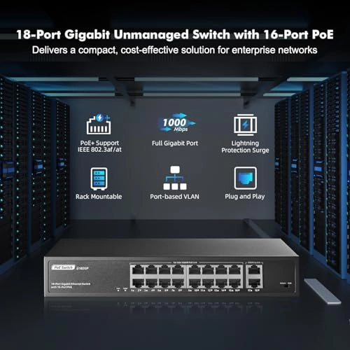 18x1G POE 18-ports