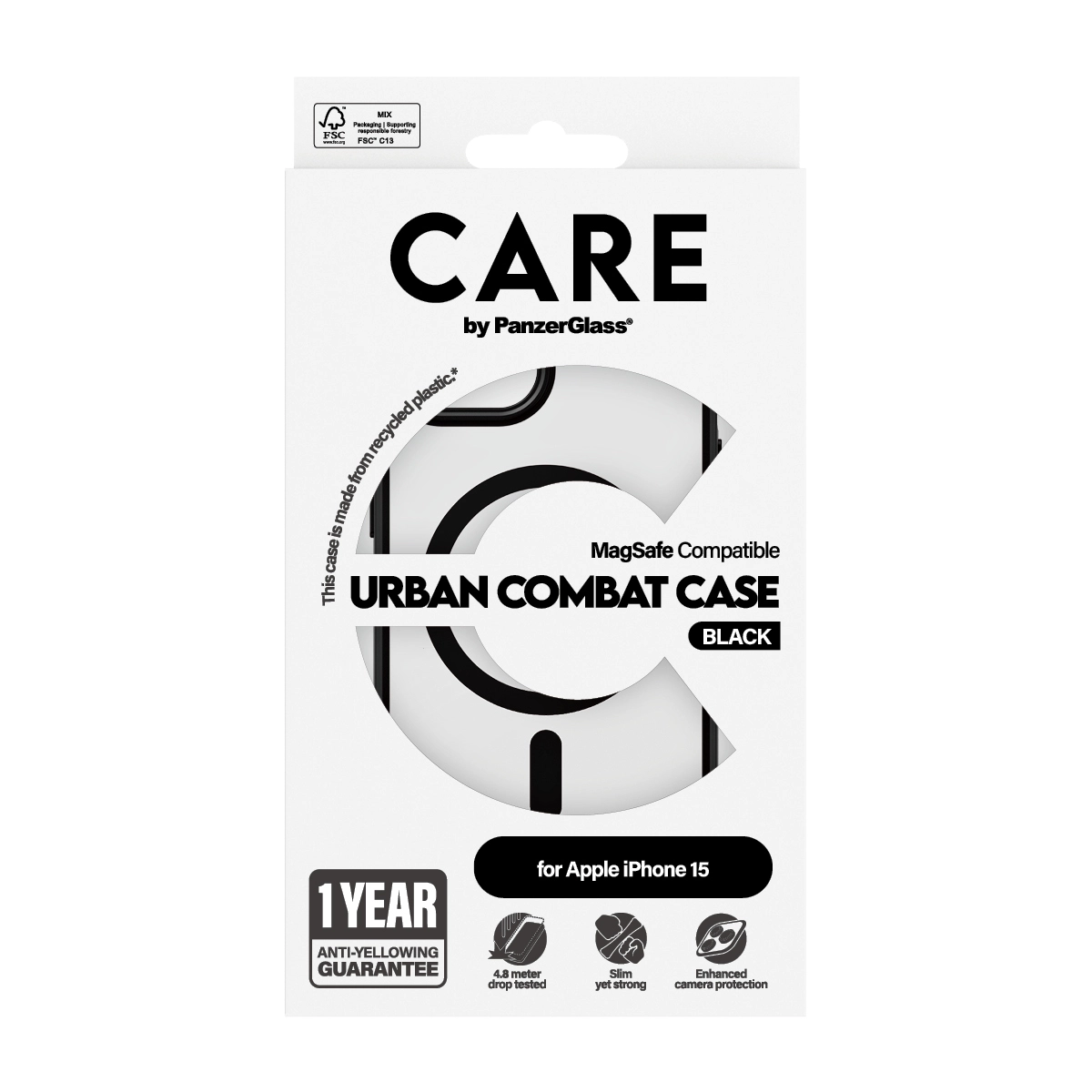 Flagship Urban Combat Back Cover Mobile Case with MagSafe for iPhone 15