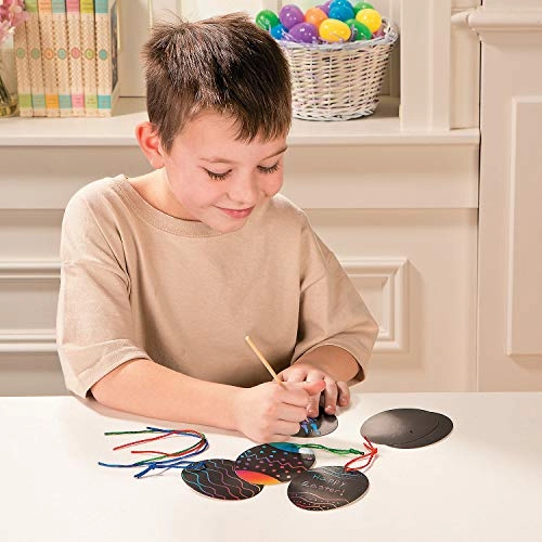 Magic Color Scratch Egg Ornaments - 5 years and up 24 ornaments