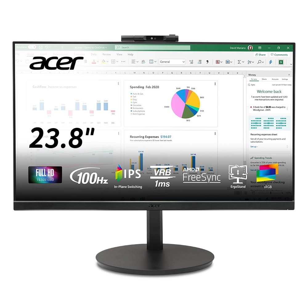 Acer Vero CB242Y D3bmiprcx - UM.QB2AA.301 23.8 Inches 1920 X 1080 pixels
