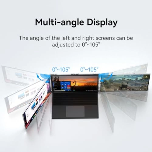 Portable Dual Screen Extender - B0GFHYKPTH 14" 1920 x 1200