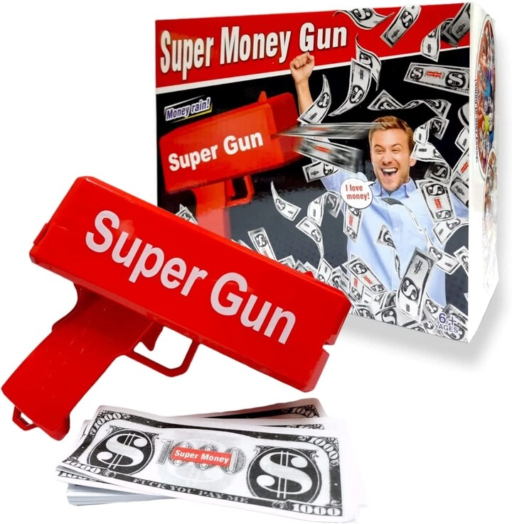 Party Time Trading LLC Super Gun Money Shooter - 100 Pcs