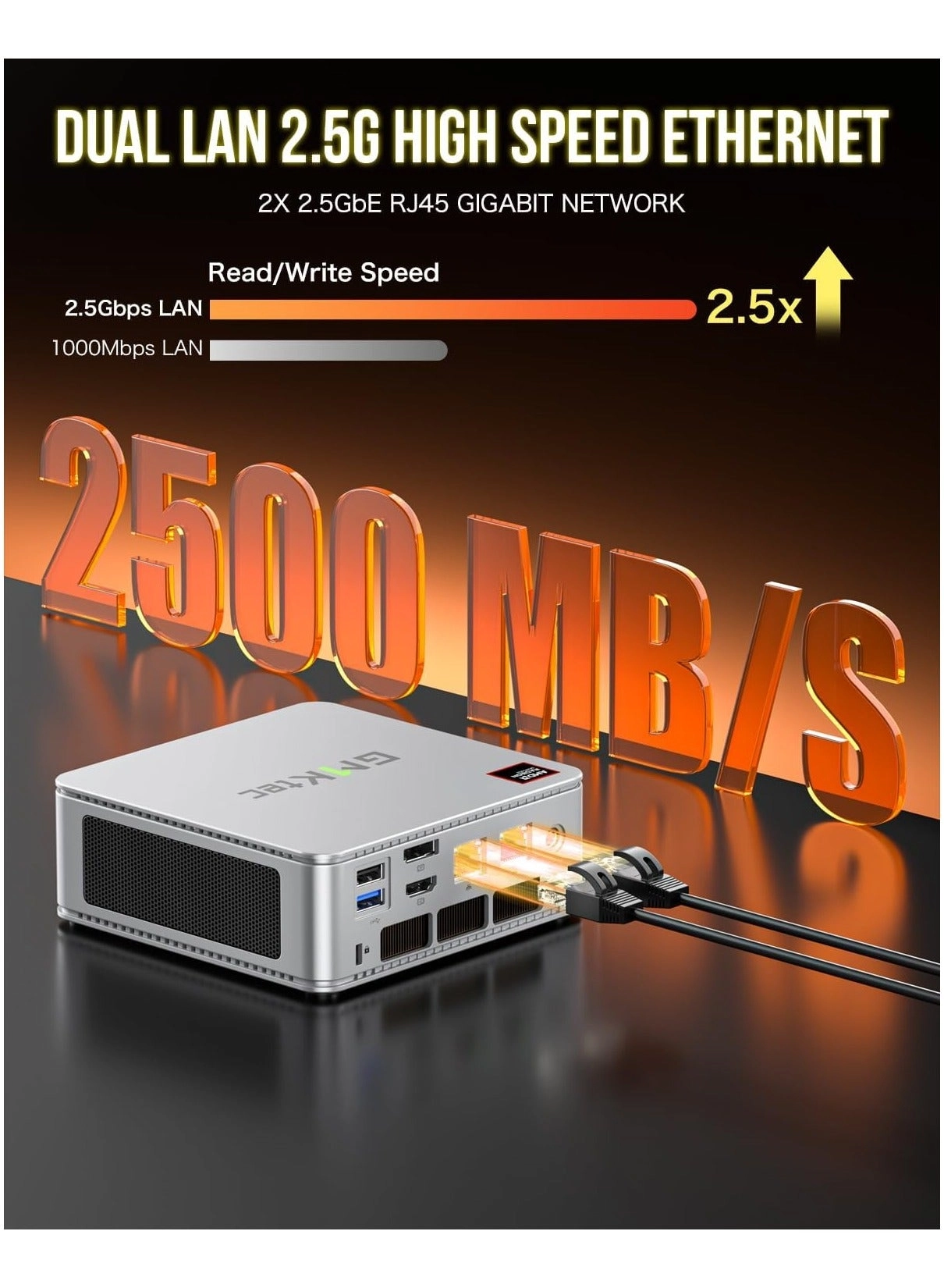 NucBox K8 - SSD 1TB 32GB Ryzen 7 8845HS