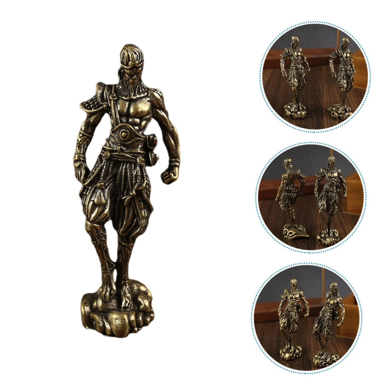 Monkey King Statue - Brass