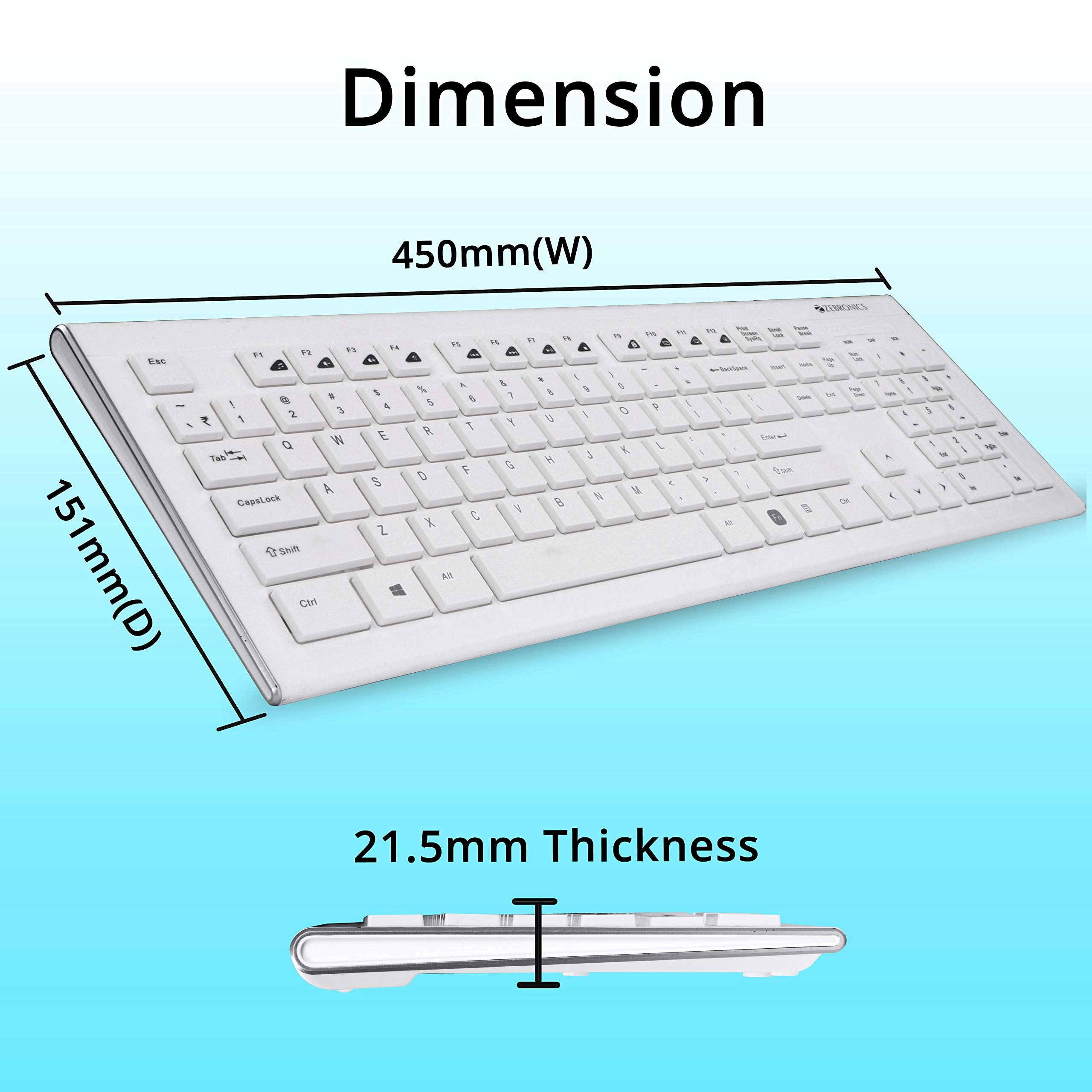 ZEB-DLK01 - QWERTY Wired