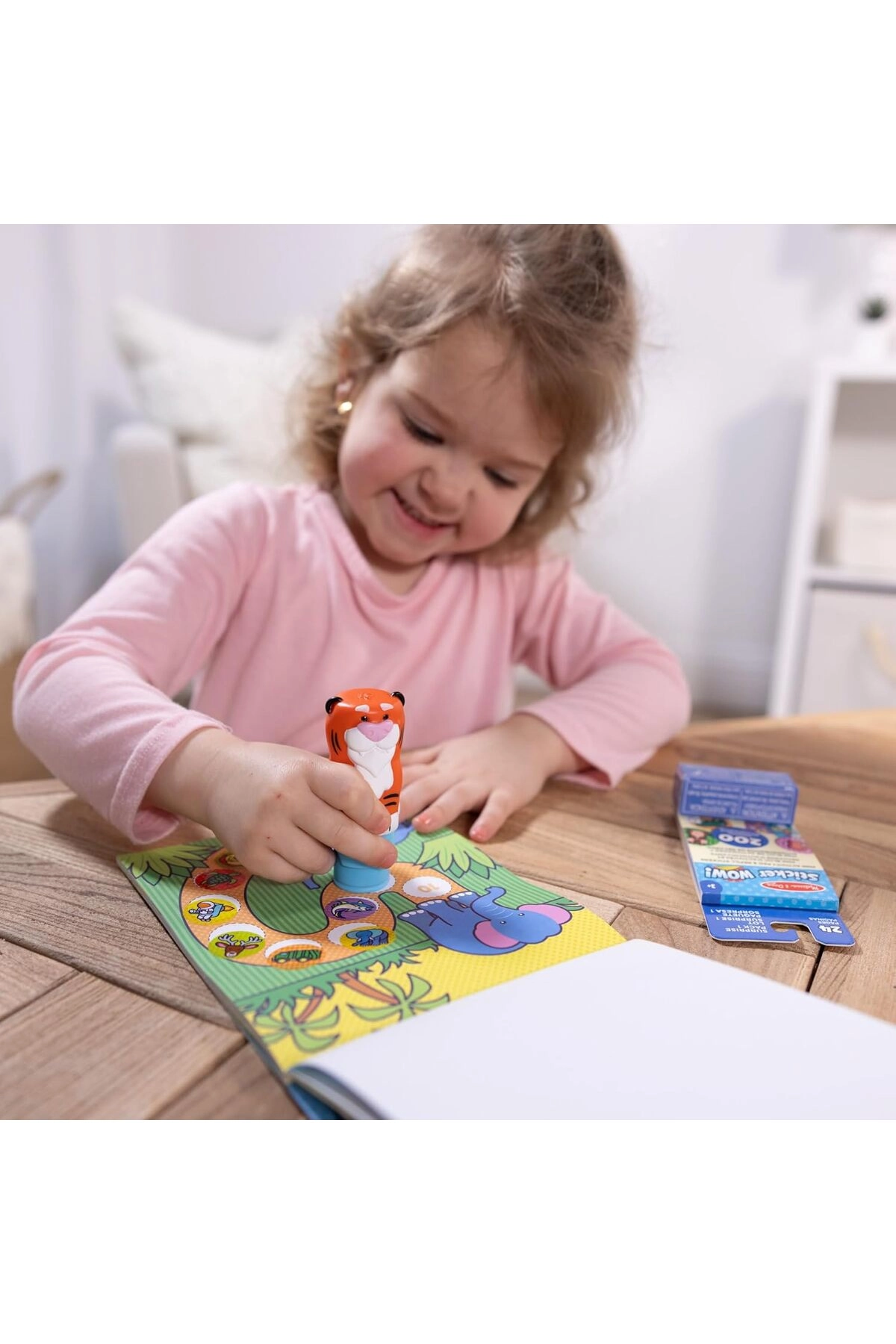 Tiger Activity Sticker Book 200 pcs
