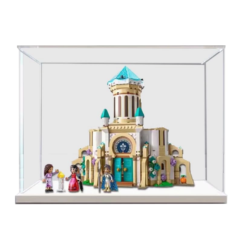 HCAEIOFJ Clear Acrylic Display Case for Lego Disney Wish 43224
